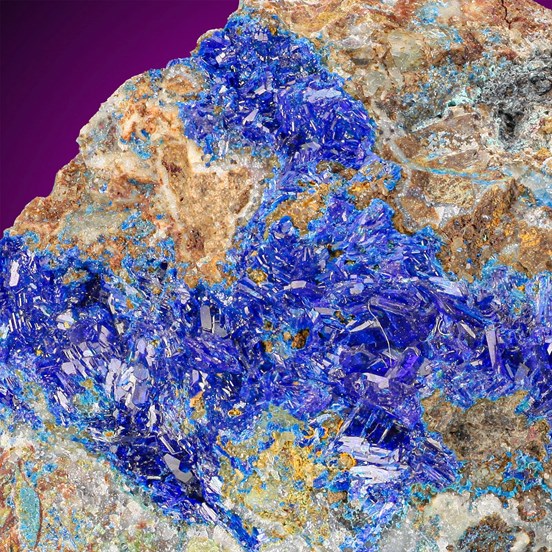 Linarite-Blanchard Mine | Bingham | Socorro Co. | New Mexico  | USA